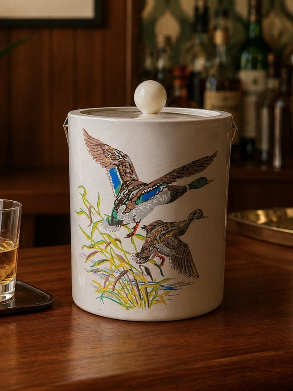 VTG Rare MCM Morgan Mallard Ice Bucket